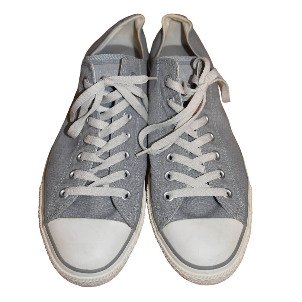 Converse All Star, Men's US 12, Low, Canvas, Gray, LN, Worn Once, Unisex